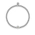 August | Peridot Kristall Geburtsstein | Silber | Kristall Herz Armband